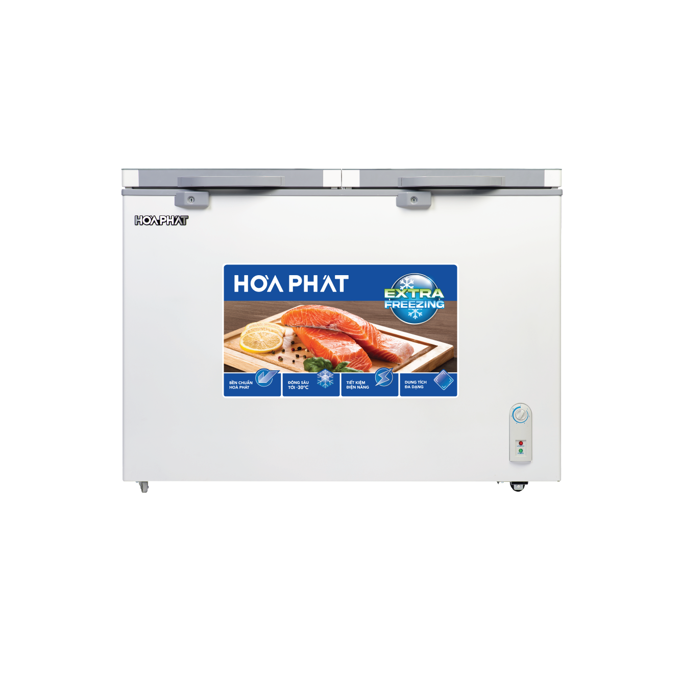 Tủ đông 2 ngăn đông mát Hòa Phát 245L HPF- BD6245.T1
